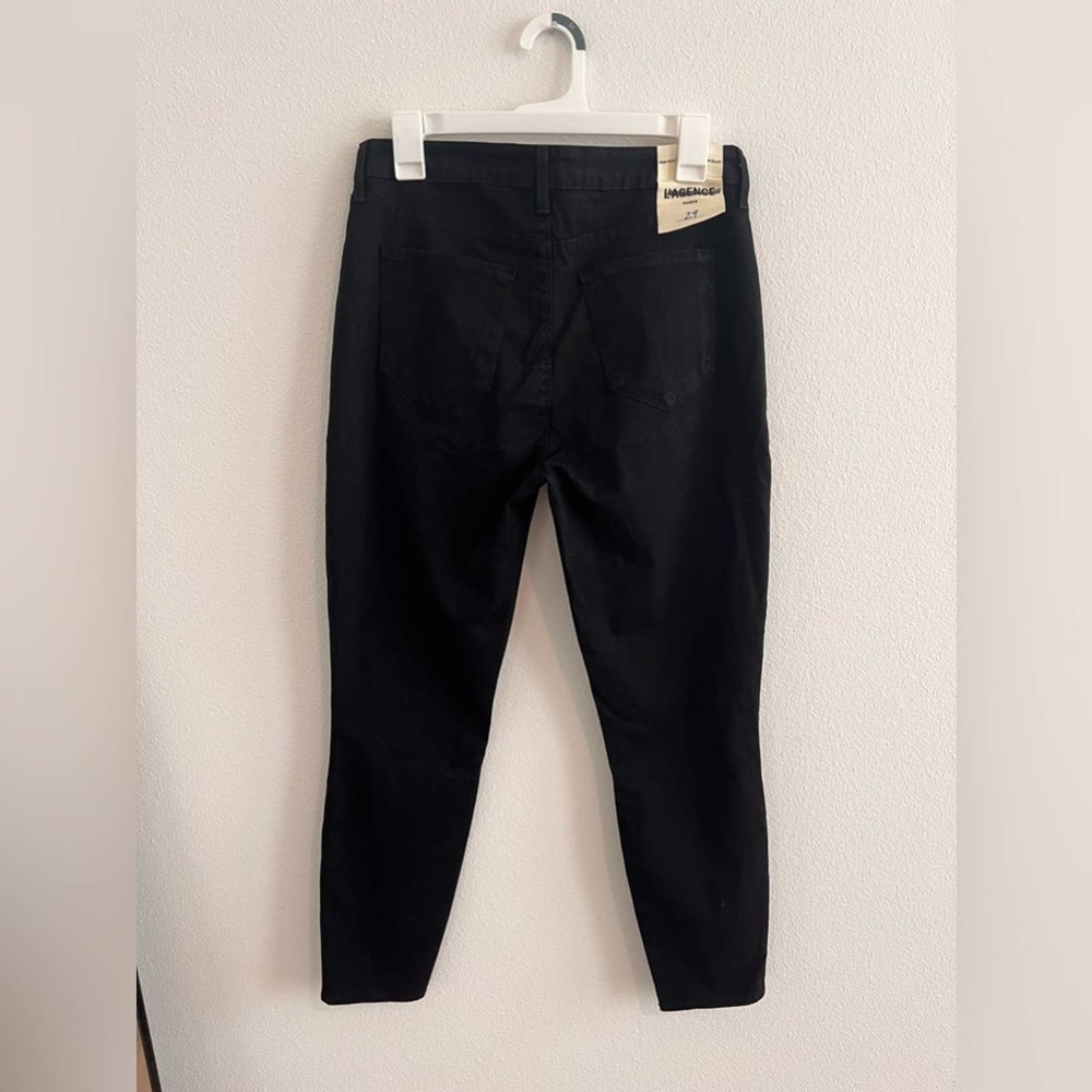 L’Agence Paris Margot black high rise skinny jeans pants